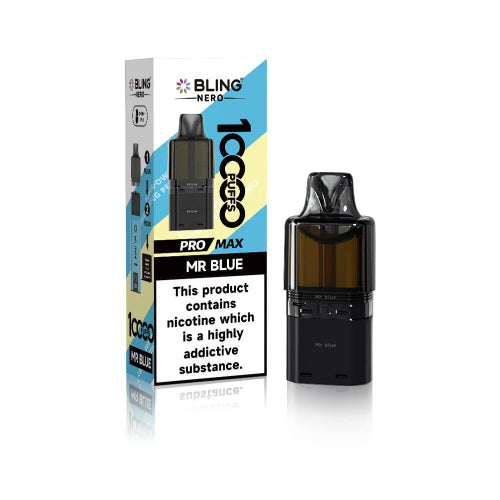 Mr Blue - Crystal Bling Nero 10K Refill Pods