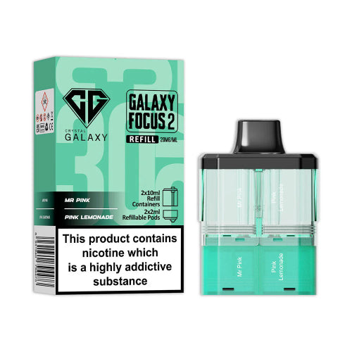Mr Pink / Pink Lemonade Crystal Galaxy Focus 2 30K Refill Pods