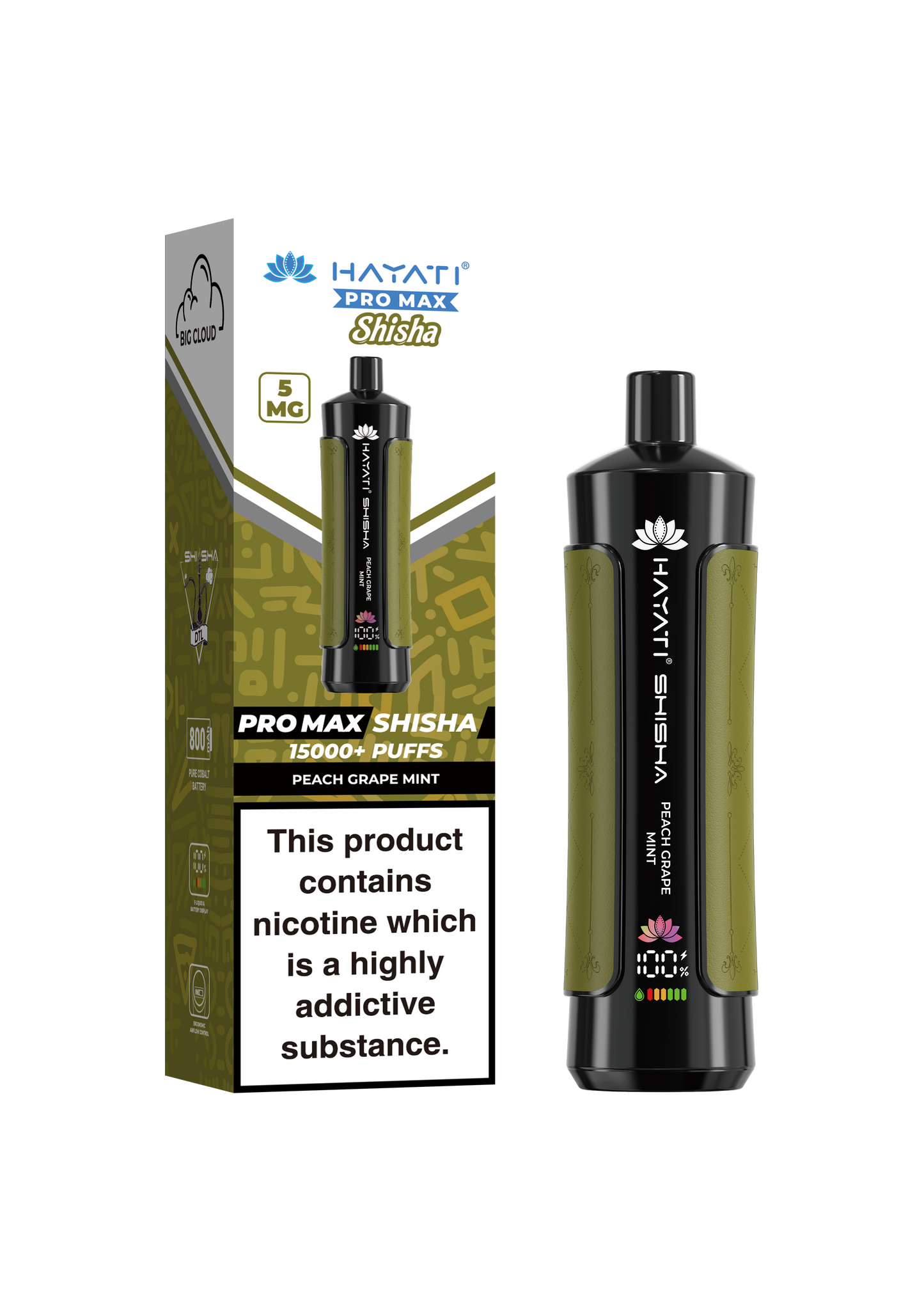 Hayati Shisha Pro Max 15000+ Puffs