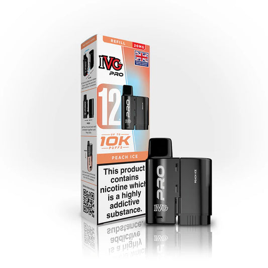 Peach Ice - IVG Pro 12 10K Replacement Pods