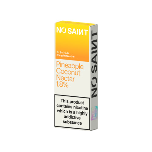 Pineapple Coconut Nectar 1.8% – No Saint Refill Pods 2pck