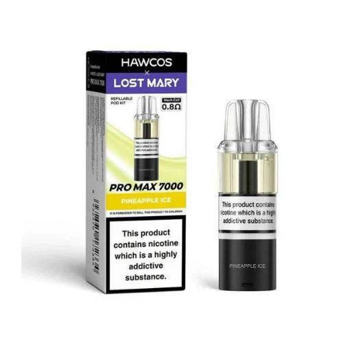 Pineapple Ice – Lost Mary x Hawcos Pro Max 7000 Refill Pods