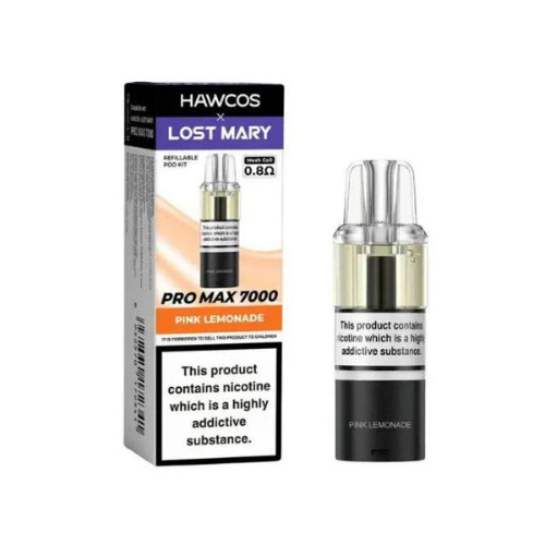 Pink Lemonade – Lost Mary x Hawcos Pro Max 7000 Refill Pods