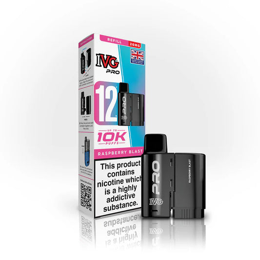 Raspberry Blast - IVG Pro 12 10K Replacement Pods
