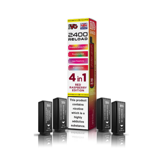 Red Raspberry Edition - IVG 2400 Refill Pods
