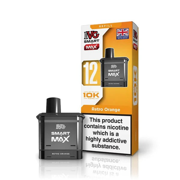 Retro Orange - IVG Smart Max 10k Replacement Pods