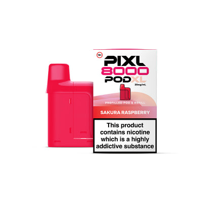 Sakura Raspberry - Pixl 8000 Replacement Pods *New*