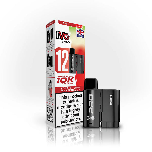 Sour Cherry Watermelon - IVG Pro 12 10K Replacement Pods
