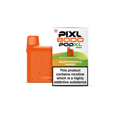 Sour Pineapple Mango - Pixl 8000 Replacement Pods *New*