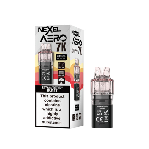 Strawberry Burst – Nexel Aero 7K Refill Pods