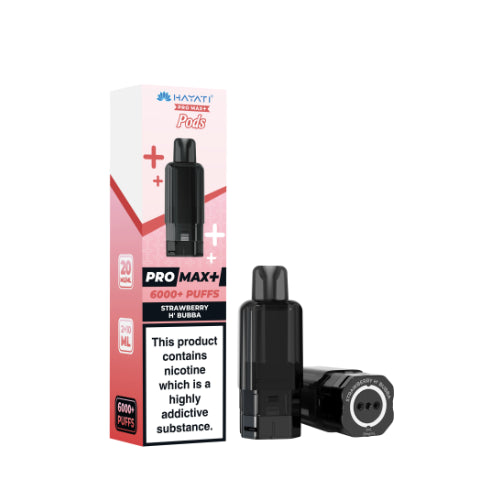 Hayati Pro Max 6000 pod refills retail packaging