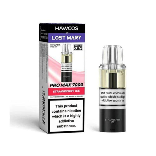 Strawberry Ice – Lost Mary x Hawcos Pro Max 7000 Refill Pods