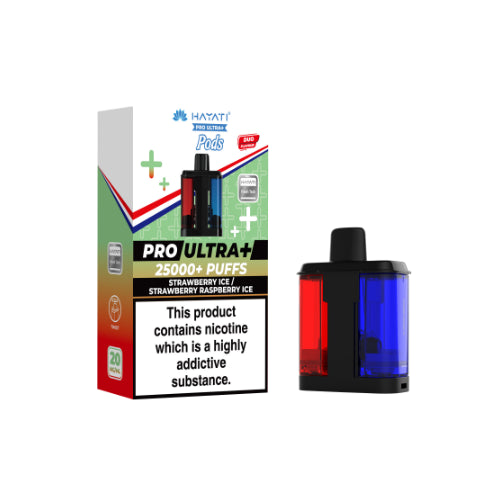 Strawberry Ice / Strawberry Cherry Ice – Hayati Pro Ultra 25K Refill Pods