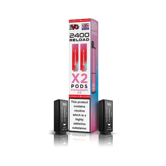 Strawberry Ice - IVG 2400 Refill Pods