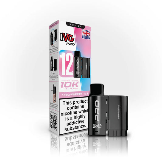 Strawberry Ice - IVG Pro 12 10K Replacement Pods