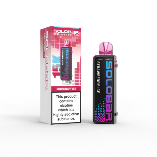 Strawberry Ice – Solobar 15K Replacement Pods