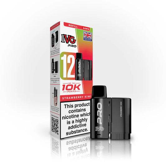 Strawberry Kiwi - IVG Pro 12 10K Replacement Pods