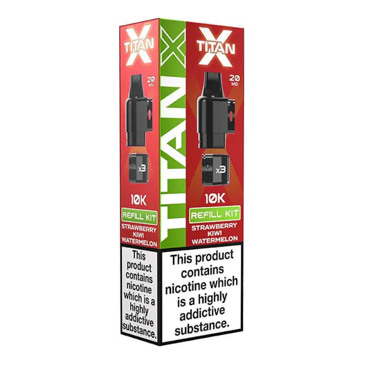 Strawberry Kiwi Watermelon - Titan X 10k Replacement Pods