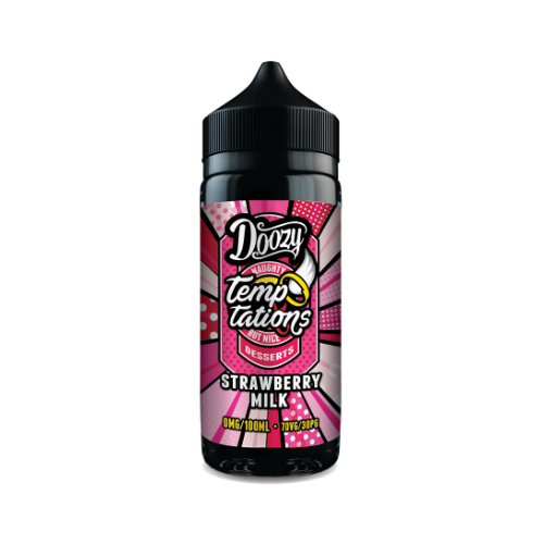 Strawberry Milk - Doozy Temptations 100ml Shortfill E-Liquid