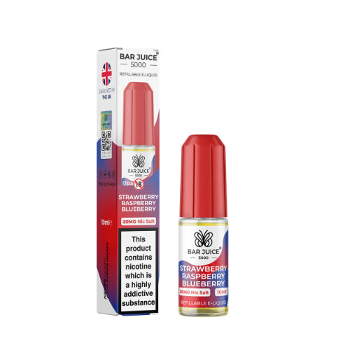 Strawberry Raspberry Blueberry - Bar Juice Nic Salts 10ml *New*