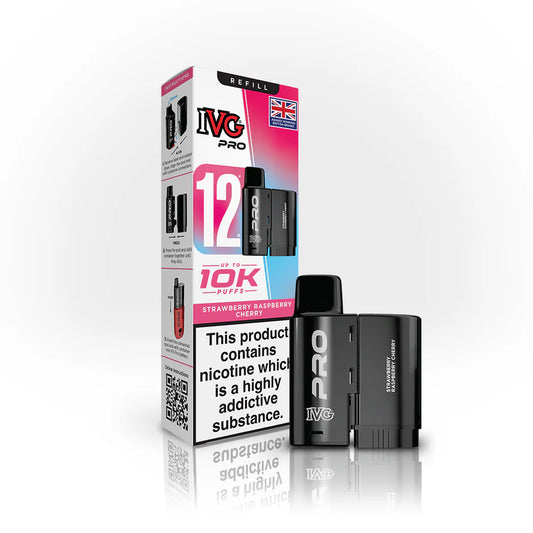 Strawberry Raspberry Cherry - IVG Pro 12 10K Replacement Pods