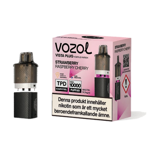 Strawberry Raspberry Cherry – Vozol Vista Plug 10K Refill Pods