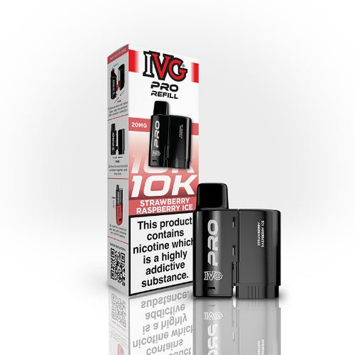 Strawberry Raspberry Ice – IVG Pro 12 Replacement Pods *New*
