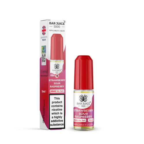 Strawberry Sour Raspberry – Bar Juice Nic Salts 10ml
