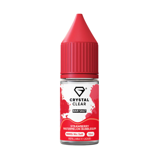 Strawberry Watermelon Bubblegum - Crystal Clear Nic Salts 10ml