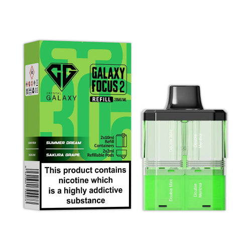 Summer Dream / Sakura Grape Crystal Galaxy Focus 2 30K Refill Pods