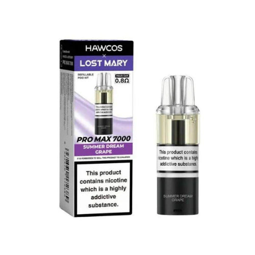 Summer Dream Grape – Lost Mary x Hawcos Pro Max 7000 Refill Pods