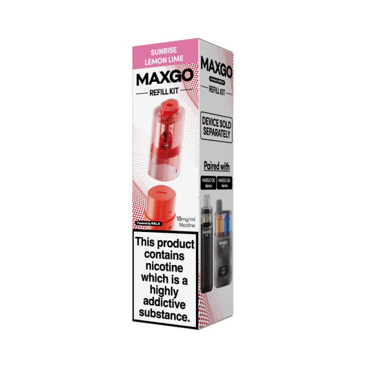 Sunrise Lemon Lime – Relx Maxgo 33K Replacement Pods *New*