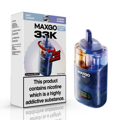 RELX Maxgo Combo 33k Prefilled Dual Flavour Pod Kit
