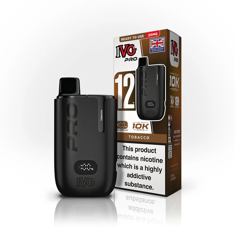 IVG Pro 12 10K Prefilled Pod Kit | All Flavours | Only 8.99! VapehouseUK IVG Pro 12 10K Prefilled Pod Kit | All Flavours | Only 8.99! VapehouseUK