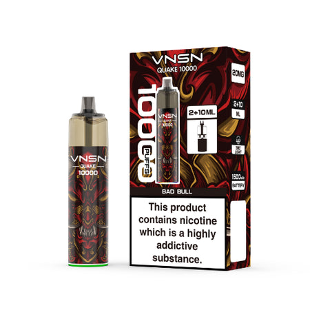 vnsn vape 10000 puffs Buy VNSN QUAKE 10000 DISPOSABLE POD – Premium by VAPE DOKAH main image 0