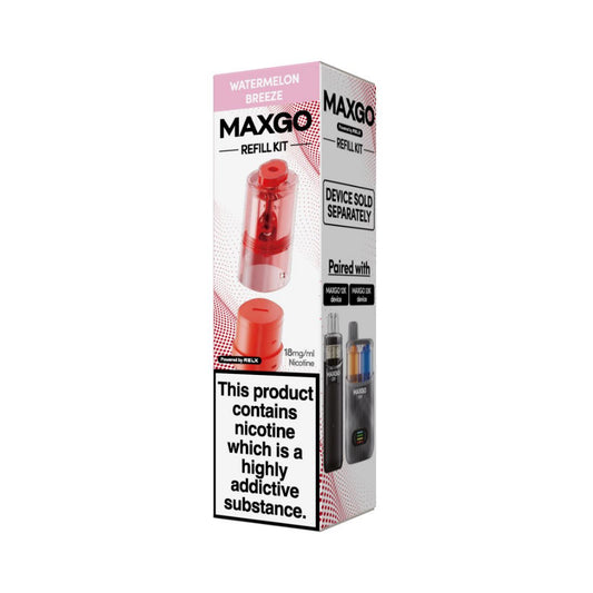 Watermelon Breeze – Relx Maxgo 33K Replacement Pods *New*