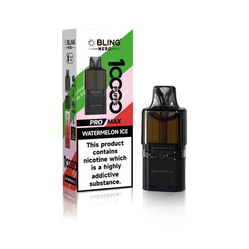 Watermelon Ice - Crystal Bling Nero 10K Refill Pods