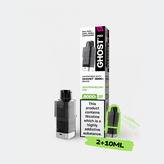 Watermelon Ice - Ghost Pro 8000+ Refill Pods