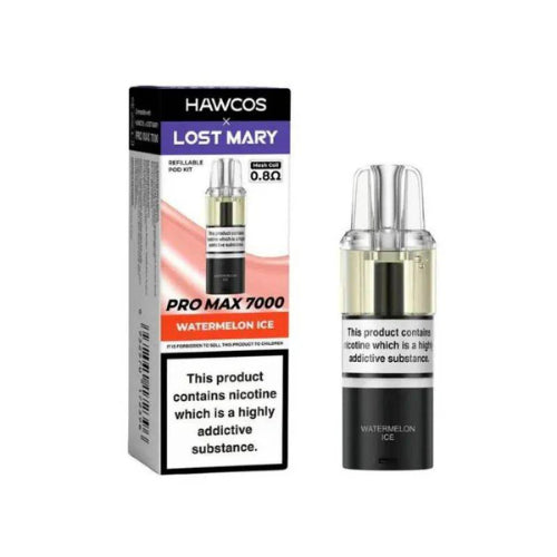 Watermelon Ice – Lost Mary x Hawcos Pro Max 7000 Refill Pods