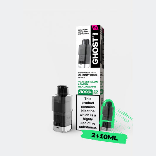 Watermelon Lemon Blackberry - Ghost Pro 8000+ Refill Pods