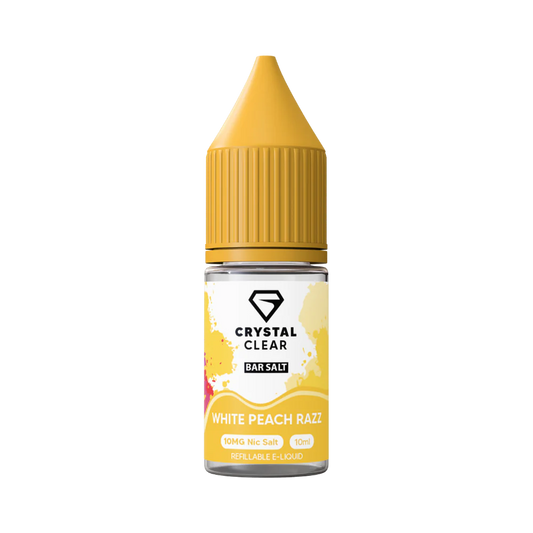 White Peach Razz - Crystal Clear Nic Salts 10ml