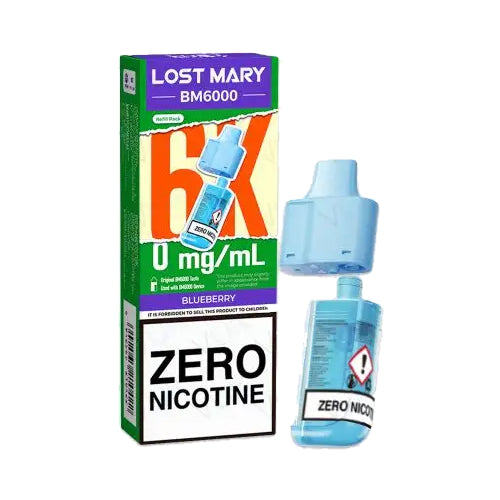 Lost Mary BM6000 Zero Nicotine Refill Pods | Only 4.99! VapehouseUK Lost Mary BM6000 Zero Nicotine Refill Pods | Only 4.99! VapehouseUK