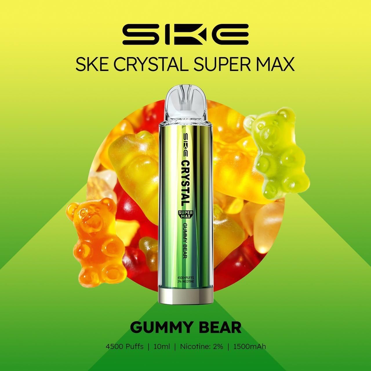 SKE Crystal Supermax 4500 Puffs