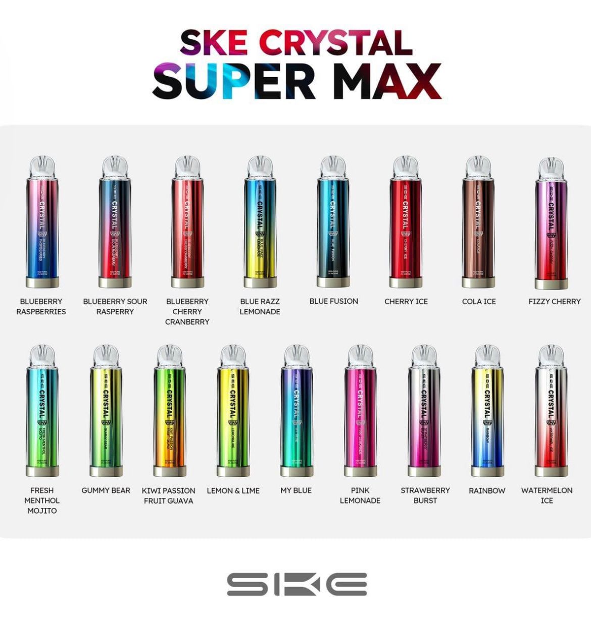 SKE Crystal Supermax 4500 Puffs