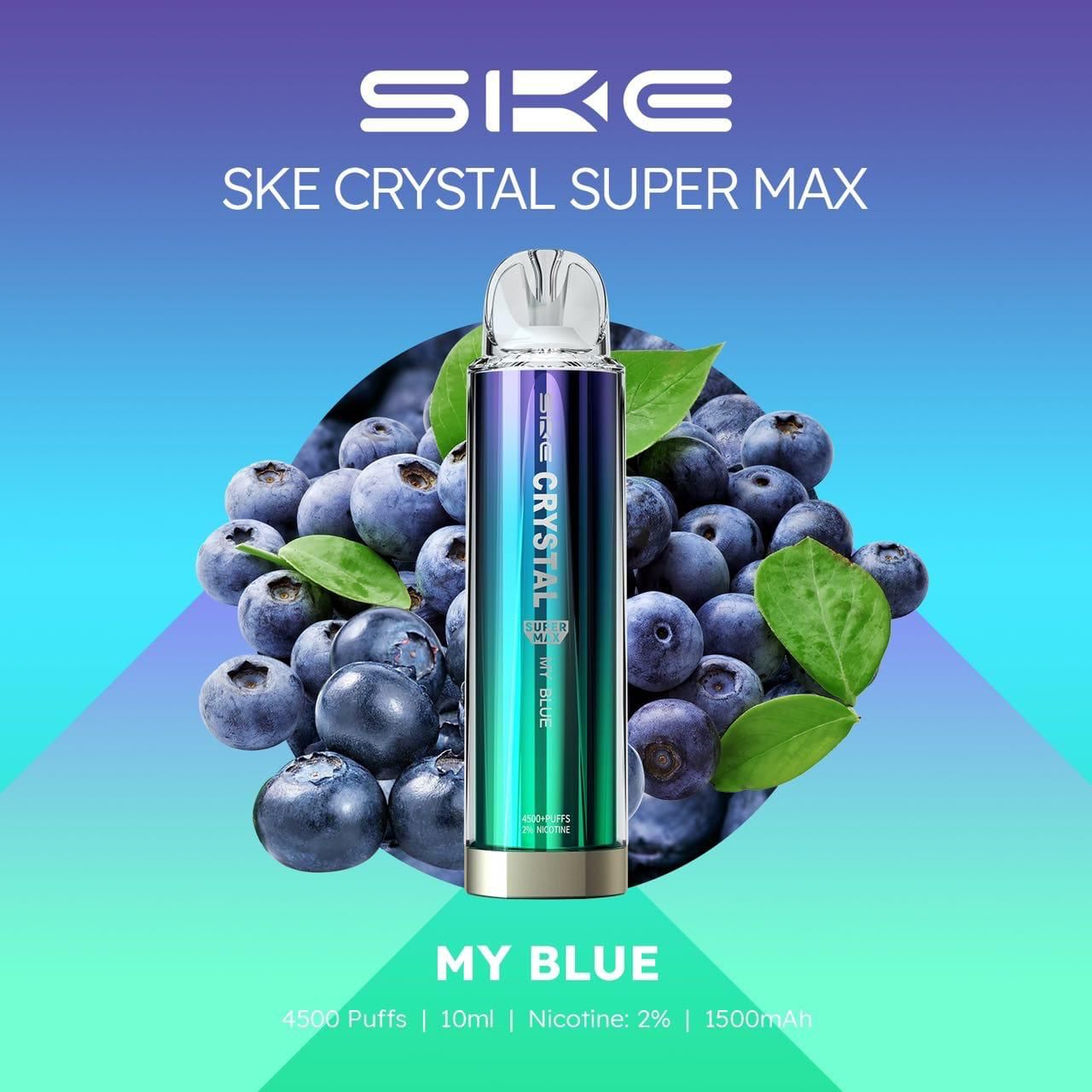 SKE Crystal Supermax 4500 Puffs